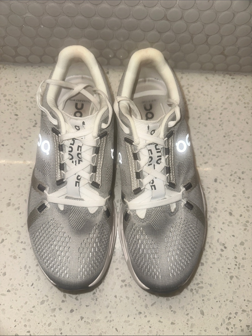ON Eclipse Cloud Sneakers Alloy White Womens 8.5 - Picture 2 of 9